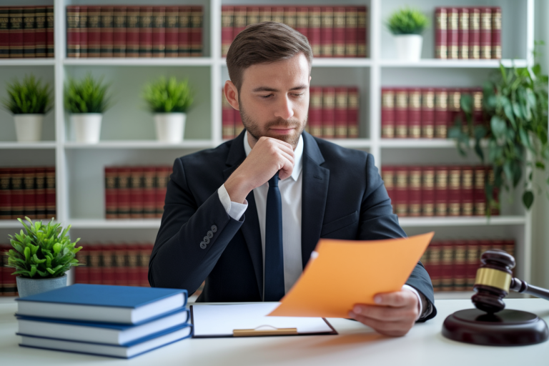 avocat-bureau-documents-colores-bibliotheque