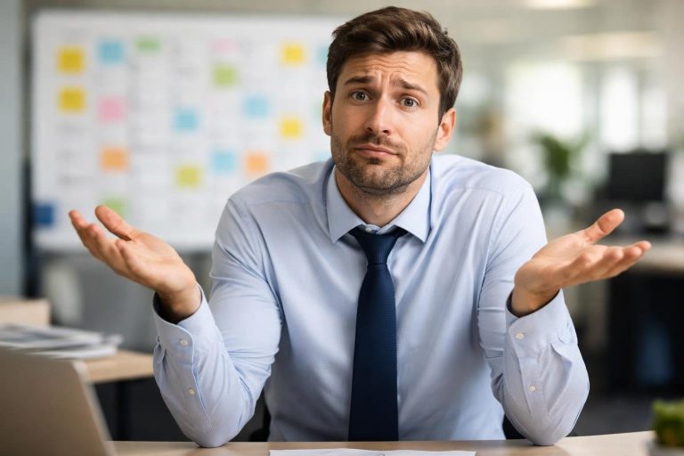 employe-geste-incomprehension-planning-bureau