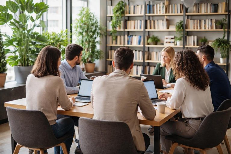 personnes-travail-bureau-moderne-etageres